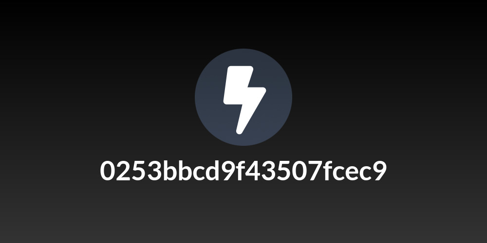 0253bbcd9f43507fcec9