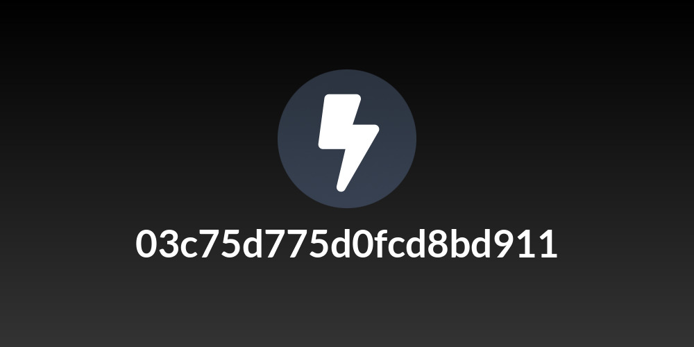 03c75d775d0fcd8bd911