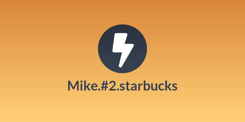 Mike.#2.starbucks