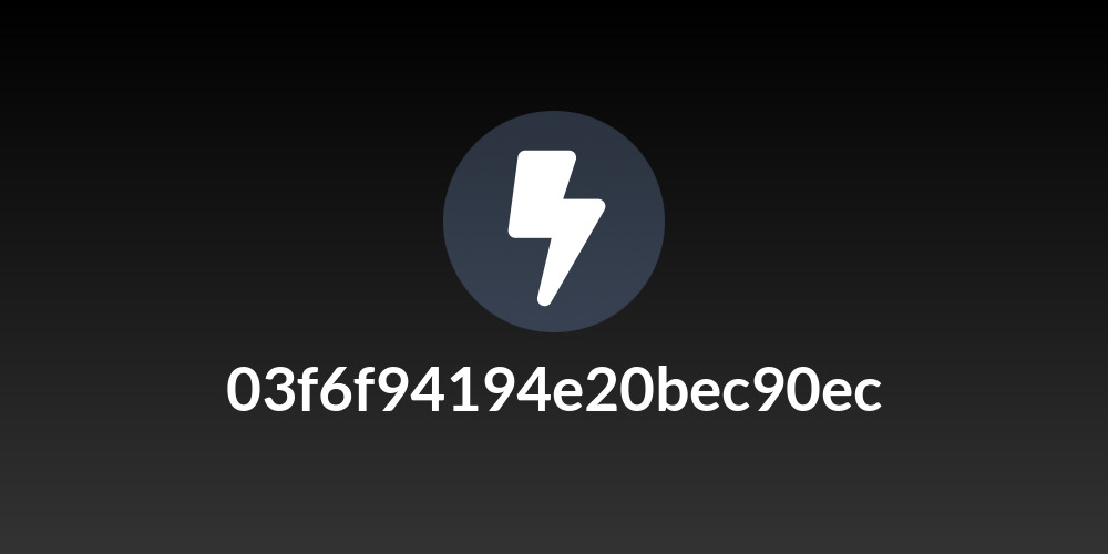 03f6f94194e20bec90ec