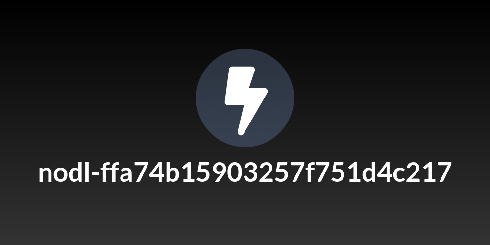 nodl-ffa74b15903257f751d4c217