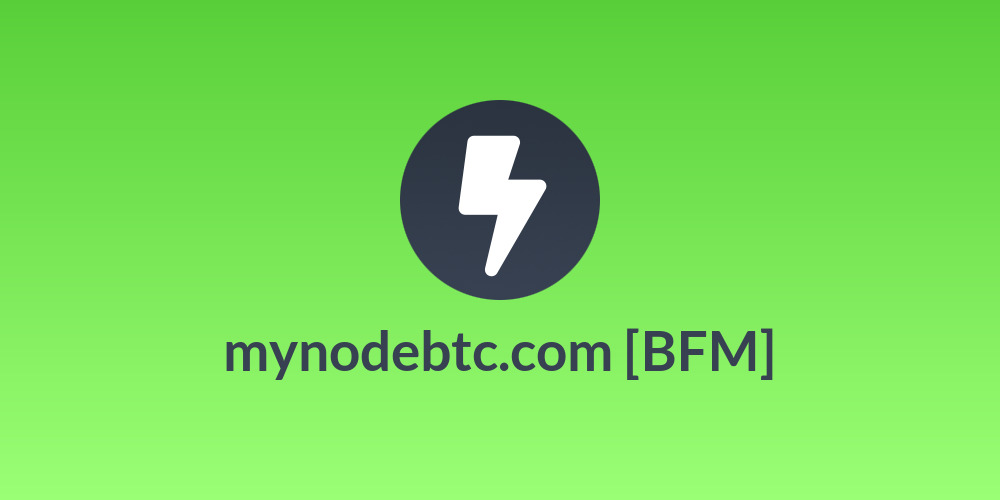 mynodebtc.com [BFM]