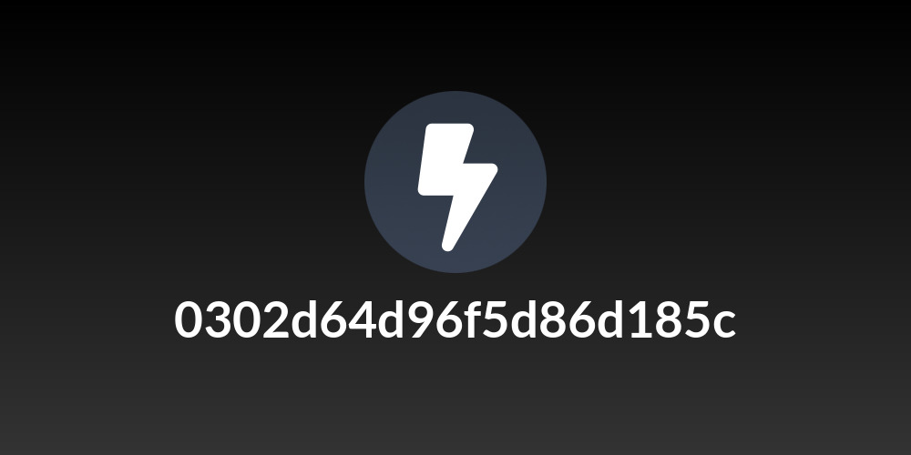 0302d64d96f5d86d185c