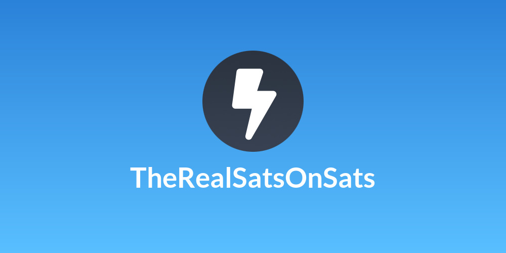 TheRealSatsOnSats