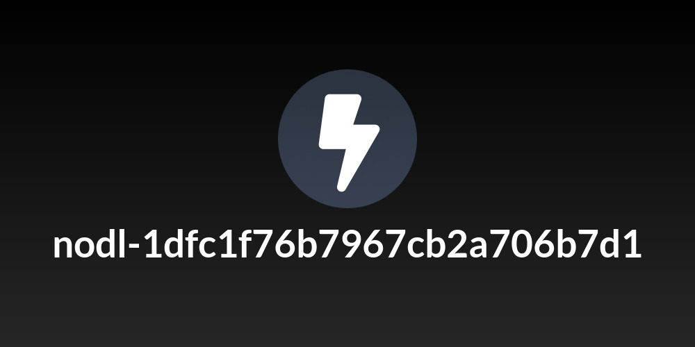 nodl-1dfc1f76b7967cb2a706b7d1