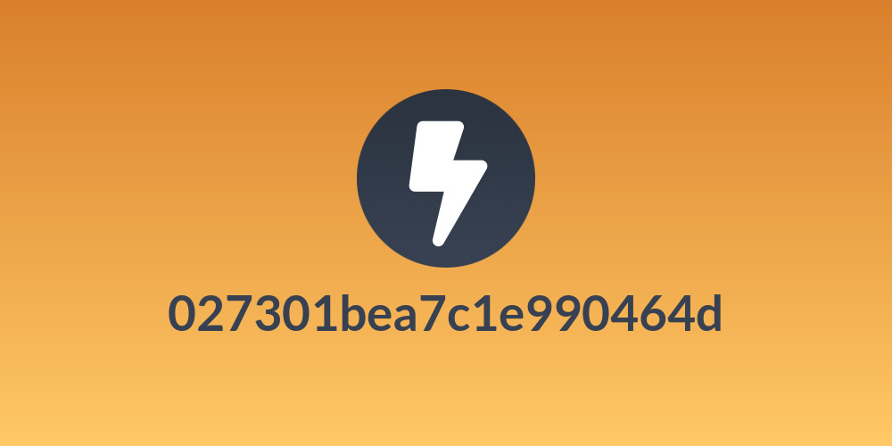 027301bea7c1e990464d