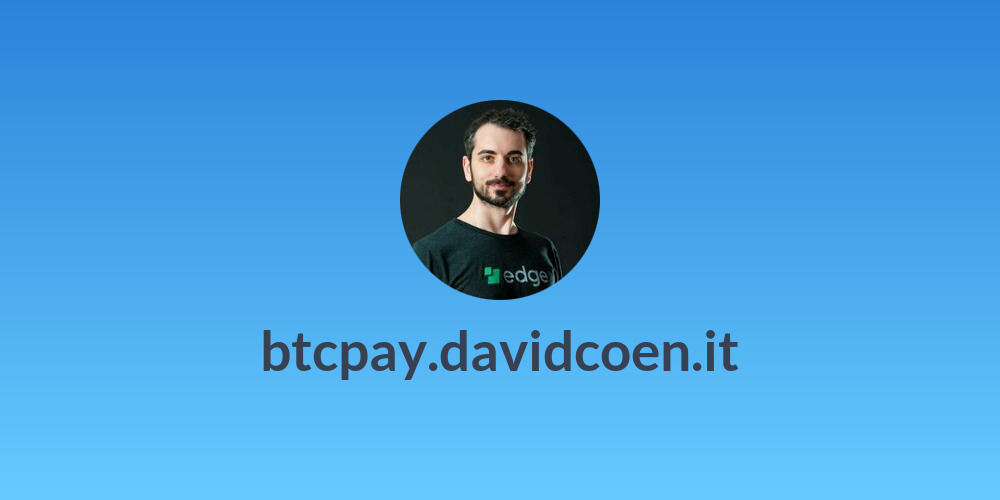 btcpay.davidcoen.it