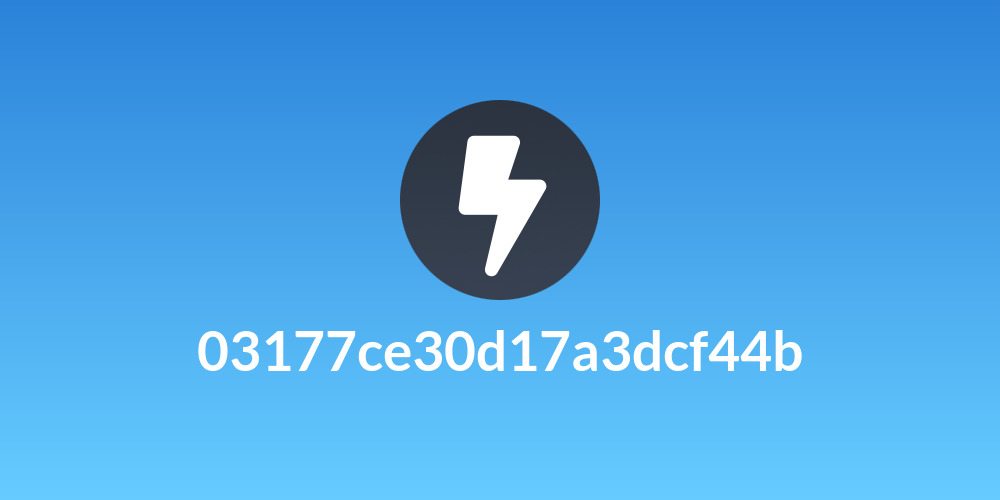 03177ce30d17a3dcf44b