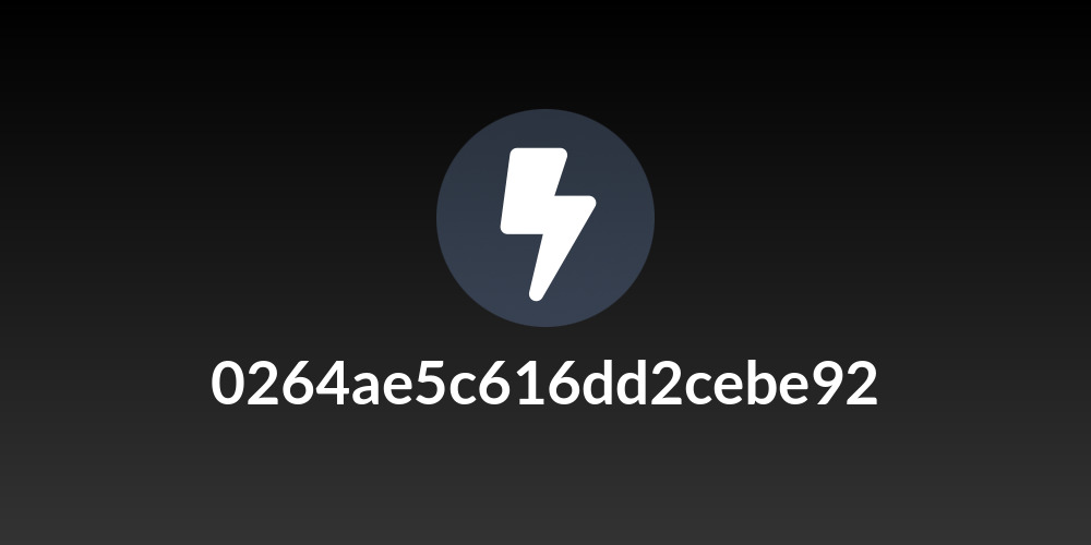 0264ae5c616dd2cebe92