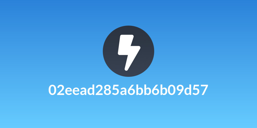 02eead285a6bb6b09d57