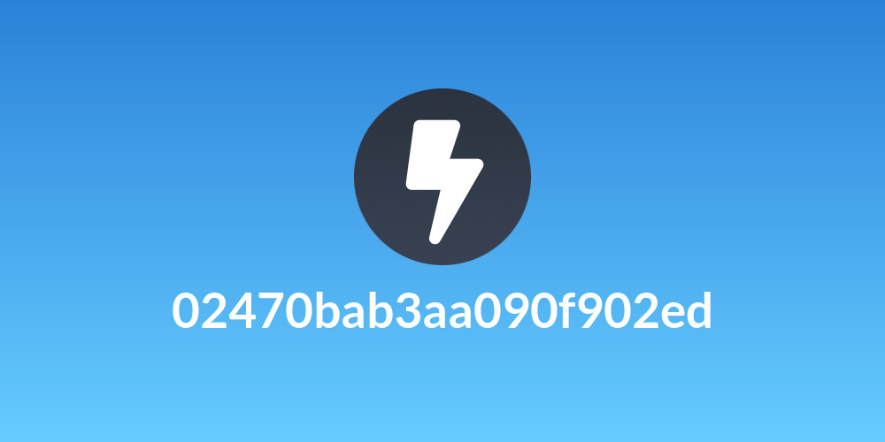 02470bab3aa090f902ed