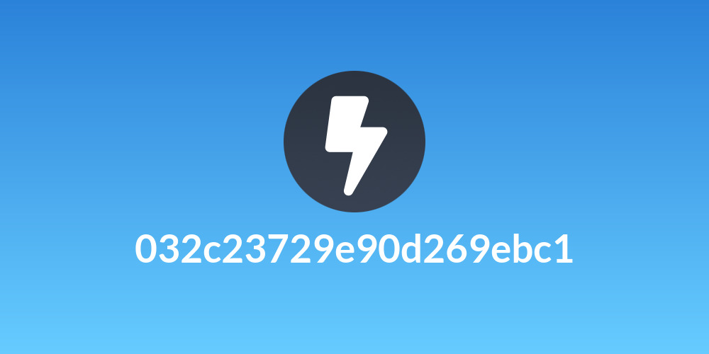 032c23729e90d269ebc1