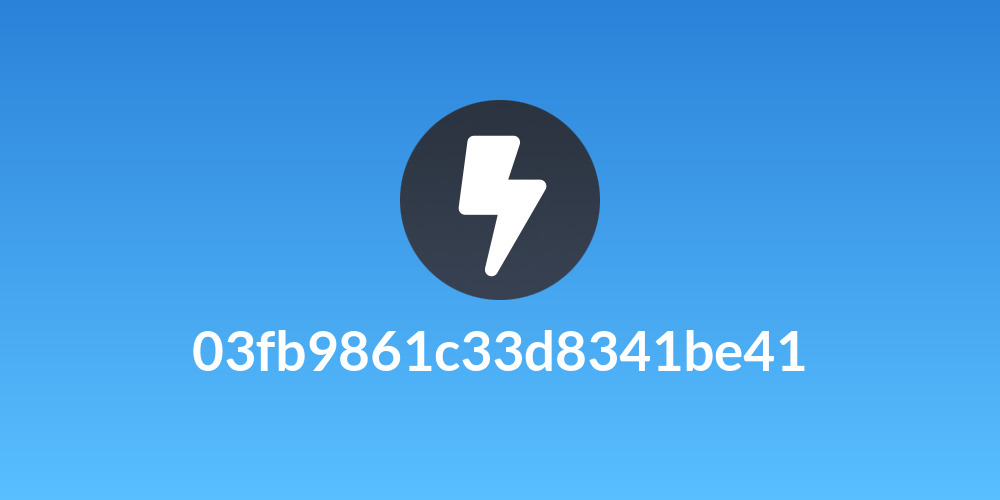 03fb9861c33d8341be41