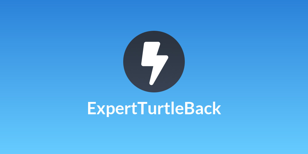 ExpertTurtleBack