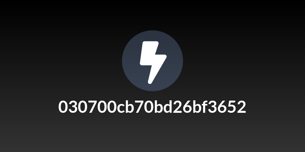 030700cb70bd26bf3652
