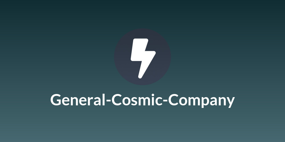 General-Cosmic-Company