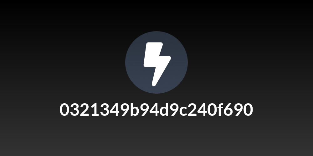 0321349b94d9c240f690