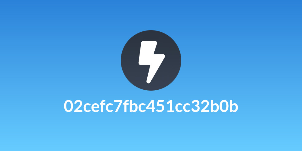 02cefc7fbc451cc32b0b