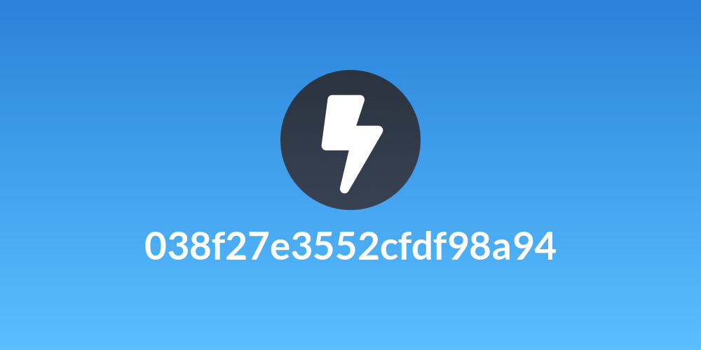 038f27e3552cfdf98a94