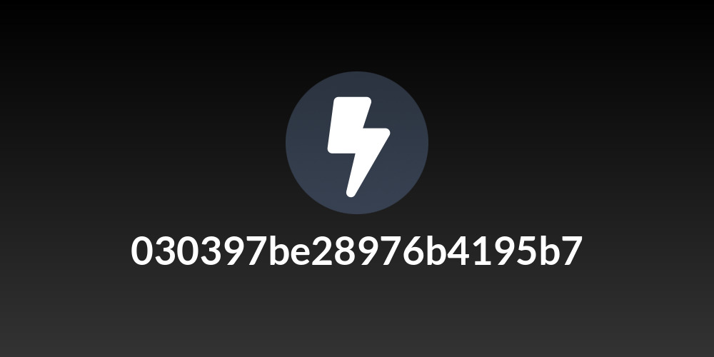 030397be28976b4195b7