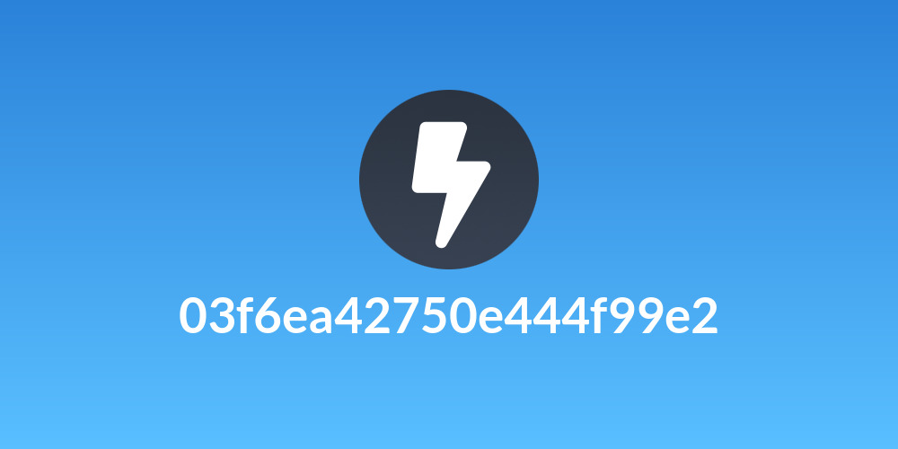 03f6ea42750e444f99e2