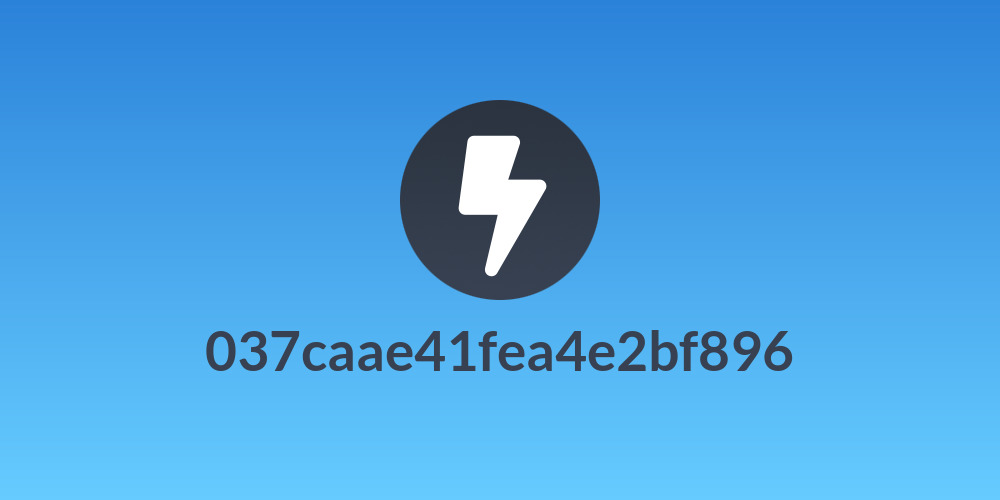 037caae41fea4e2bf896