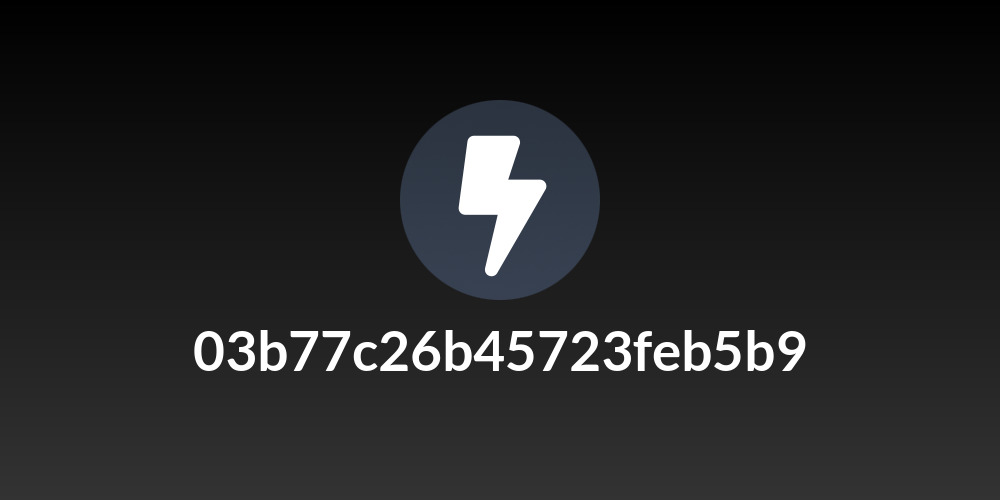 03b77c26b45723feb5b9