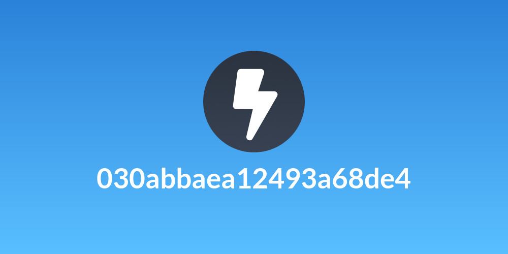 030abbaea12493a68de4