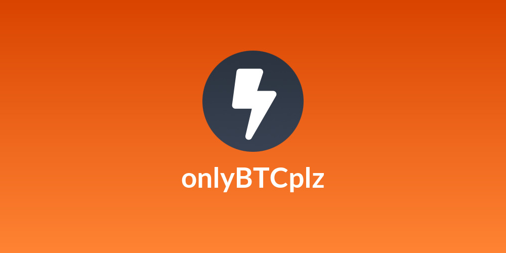 onlyBTCplz