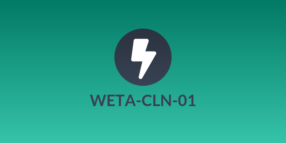 WETA-CLN-01