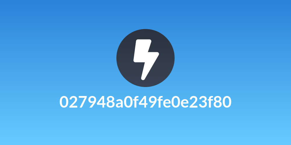 027948a0f49fe0e23f80
