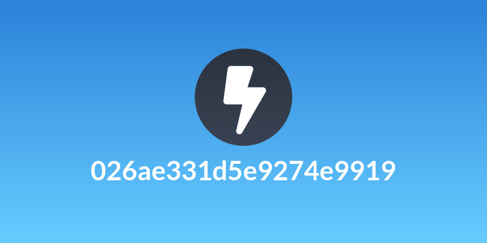 026ae331d5e9274e9919