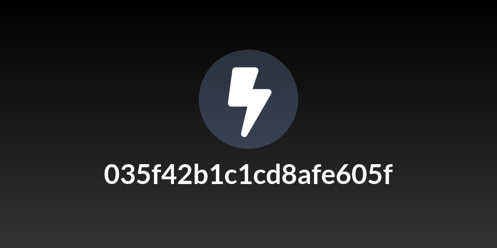 035f42b1c1cd8afe605f