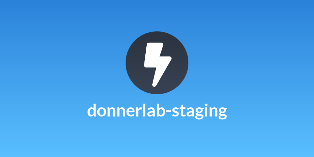 donnerlab-staging