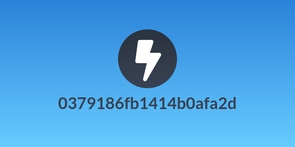 0379186fb1414b0afa2d