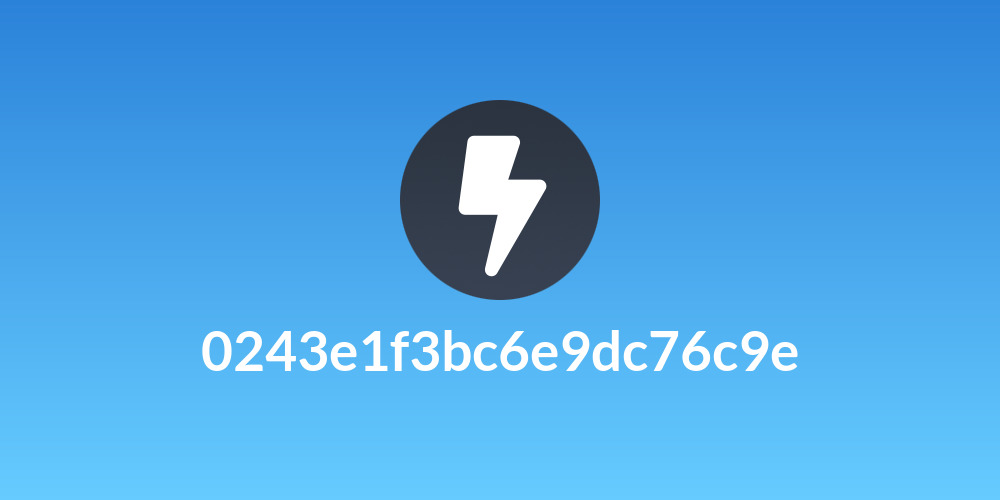0243e1f3bc6e9dc76c9e