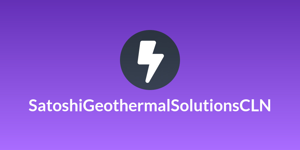 SatoshiGeothermalSolutionsCLN