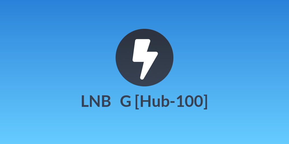 LNBϟG [Hub-100]