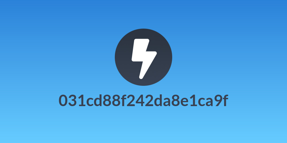 031cd88f242da8e1ca9f