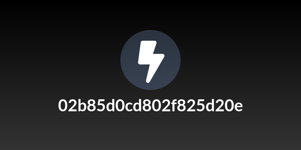 02b85d0cd802f825d20e