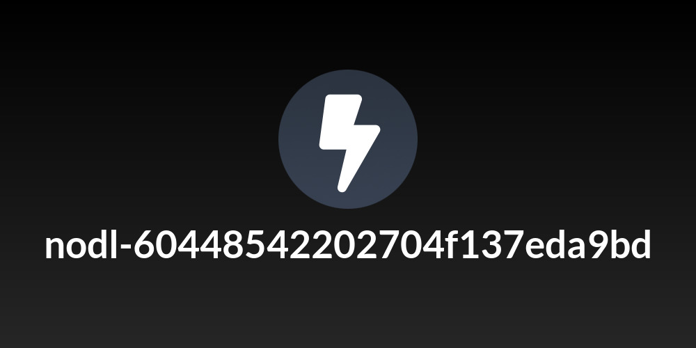 nodl-60448542202704f137eda9bd