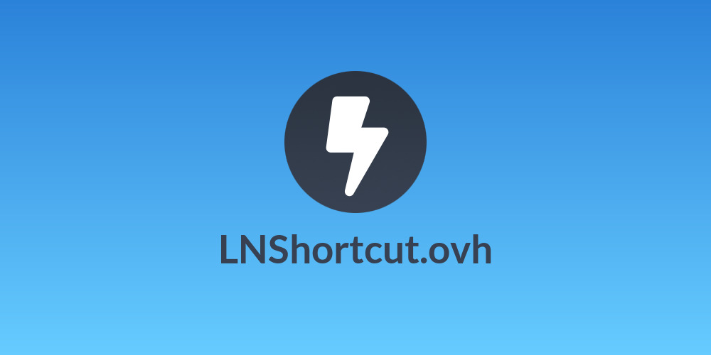 LNShortcut.ovh