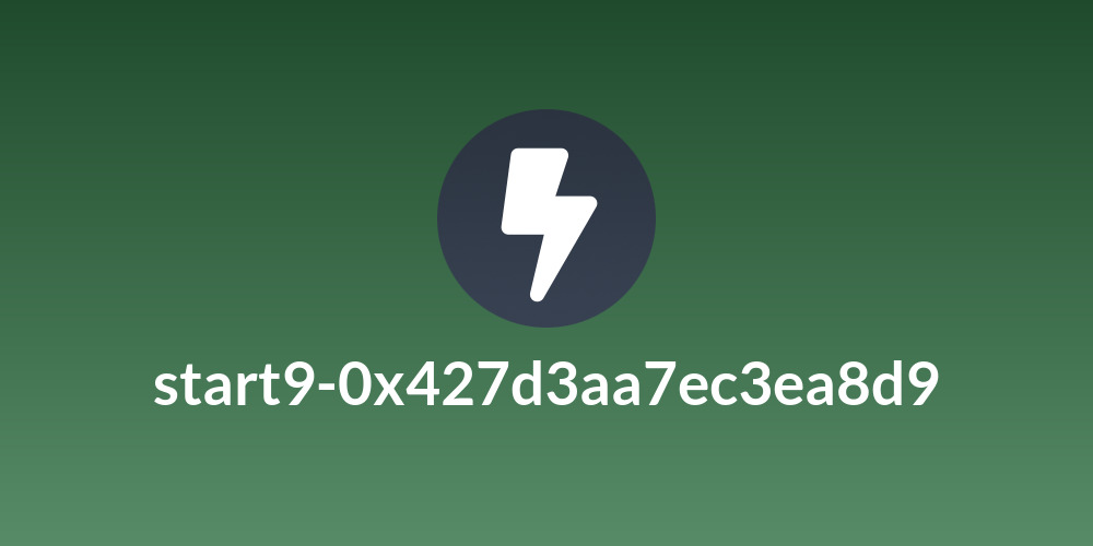 start9-0x427d3aa7ec3ea8d9
