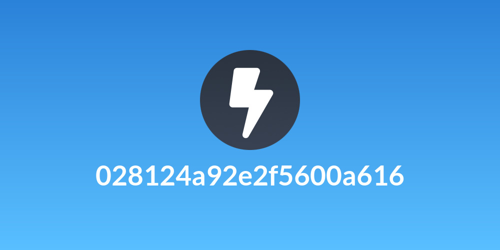 028124a92e2f5600a616