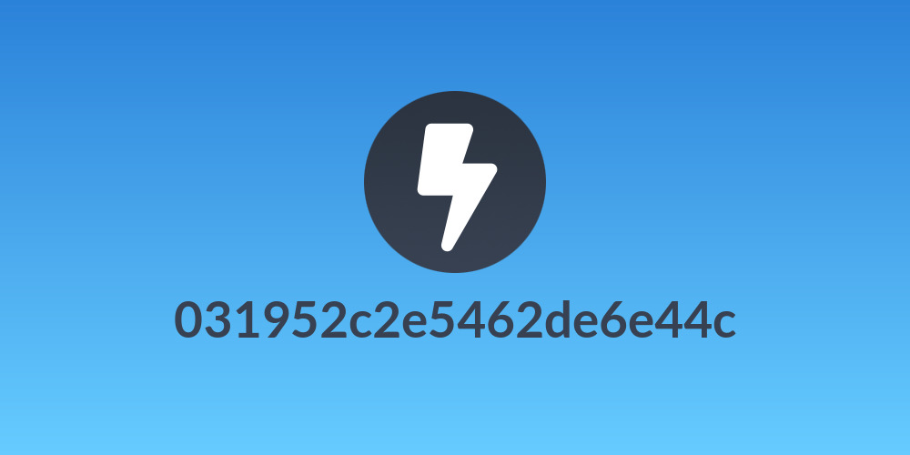 031952c2e5462de6e44c