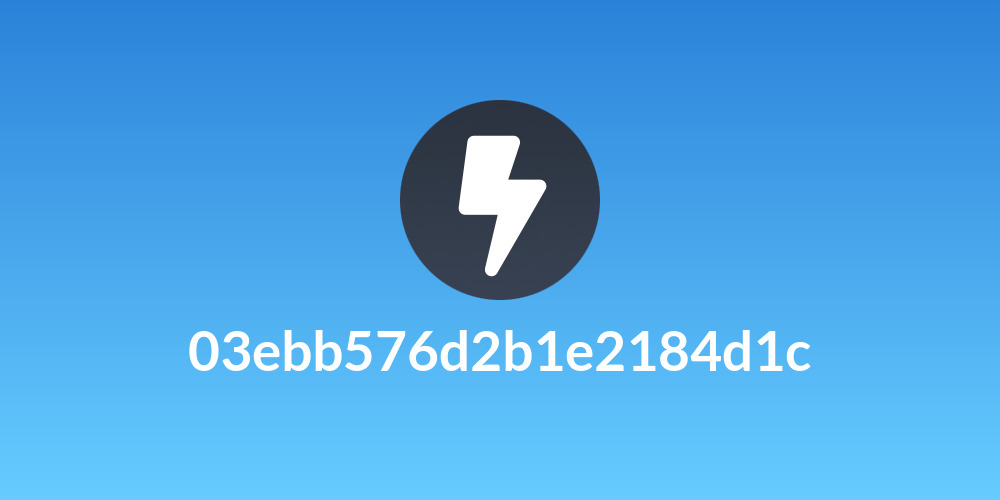 03ebb576d2b1e2184d1c