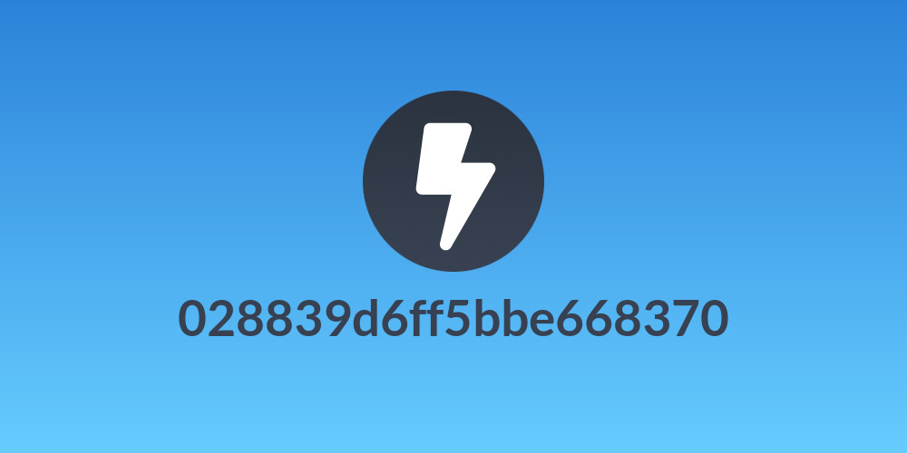 028839d6ff5bbe668370