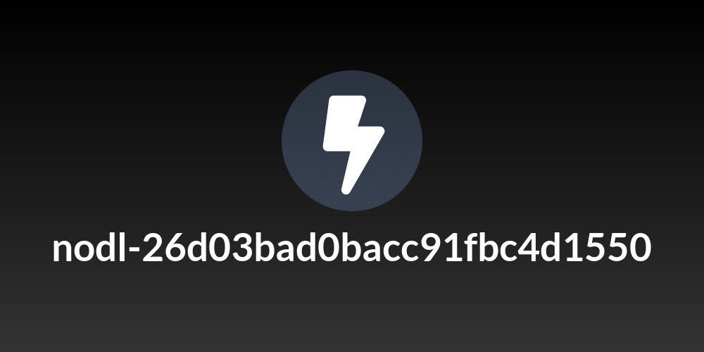 nodl-26d03bad0bacc91fbc4d1550