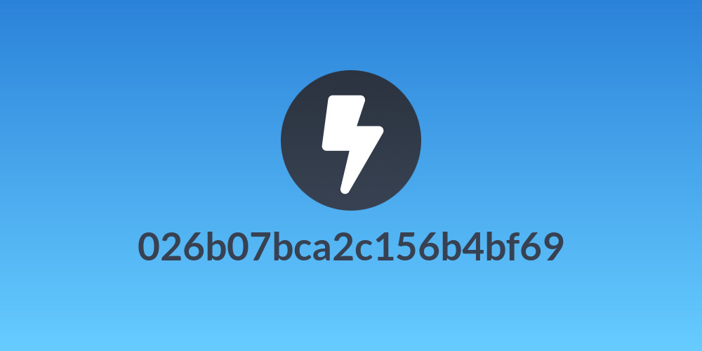 026b07bca2c156b4bf69