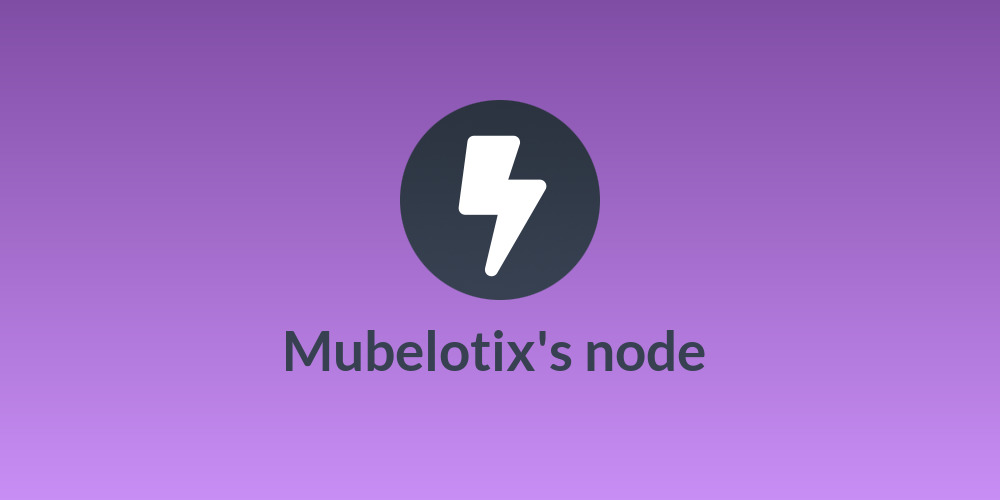 Mubelotix's node 🦀🐧